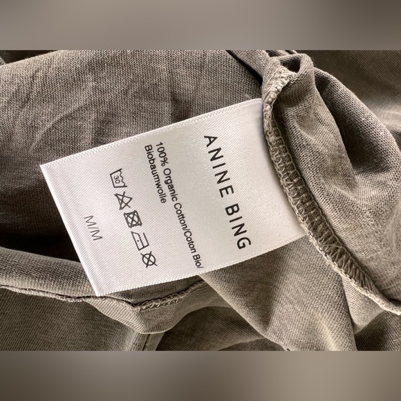 Anine Bing Tanner Padded Shoulder Top - US M - Picture 8 of 9